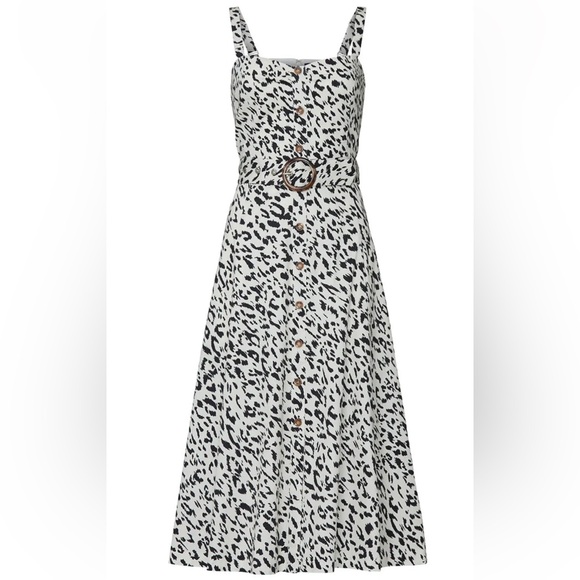 Rachel Roy size 4 leopard fit and flare dress - Picture 1 of 11